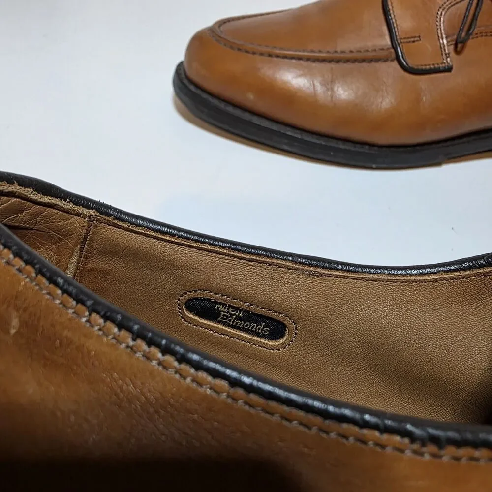 Allen Edmonds Comfort Orthotic Derby Shoes Brown leather Men Size 11.5 D